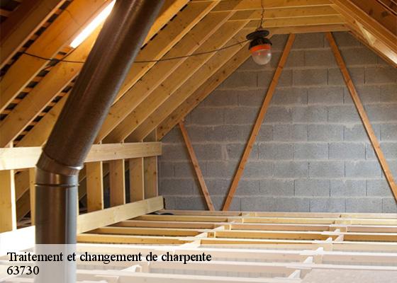 Traitement et changement de charpente  authezat-63730 Dorkeld Couverture