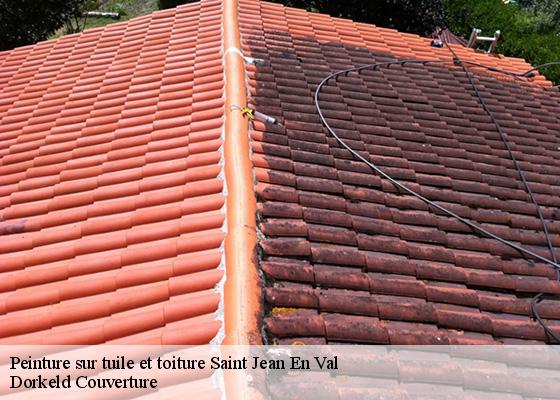 Peinture sur tuile et toiture  saint-jean-en-val-63490 Dorkeld Couverture