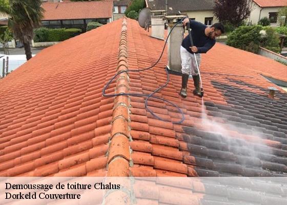 Demoussage de toiture  chalus-63340 Dorkeld Couverture