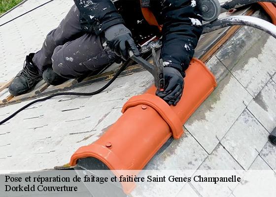 Pose et réparation de faîtage et faîtière  saint-genes-champanelle-63122 Dorkeld Couverture